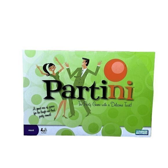 Parker Brothers Partini Drinking Game Party Game With A Delicious Taste - Picture 1 of 3